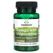 Ginkgo with Vinpocetine Standardized, Вінпоцетин, 60 капсул