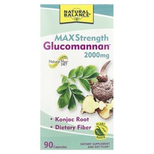 Glucomannan Maximum Strength 2000 mg Глюкоманнан
