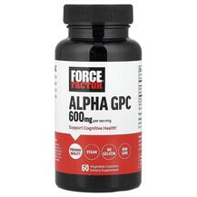Альфа-гліцерилфосфорілхолін Alpha GPC 600 mg Force