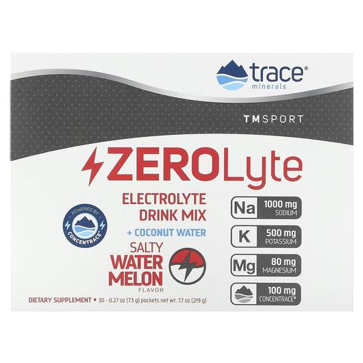Основне фото товара TM Sport ZeroLyte Electrolyte Coconut Water, Електроліти, 30 шт