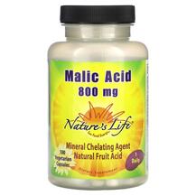 Яблучна кислота Malic Acid 800 mg Natures Life