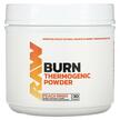 Фото товара Raw Nutrition, ПЭА, Burn Thermogenic Powder Peach Rings, 516 г