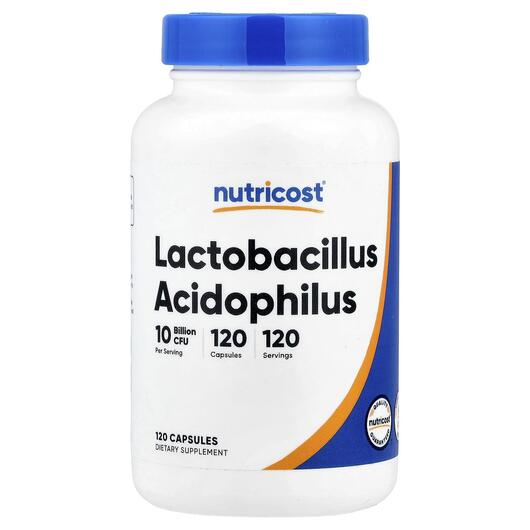 Основное фото товара Lactobacillus Acidophilus 10, Лактобактерии Ацидофилус, 120 капсу