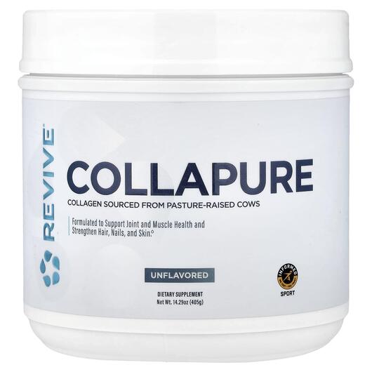 Основне фото товара Revive, Collapure Unflavored, Колаген, 405 г