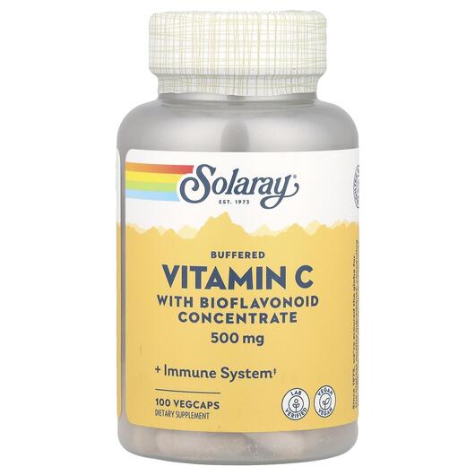 Основне фото товара Buffered Vitamin C with Bioflavonoid, Вітамін C 500 мг, 100 капсу