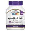 Фото товара 21st Century, Альфа-липоевая, Alpha Lipoic Acid 200 mg, 60 капсул