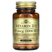 Фото товара Vitamin D3 25 mcg 1000 IU, Витамин D3 25 мкг 1000 МЕ, 180 таблето