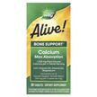 Фото товару Alive! Calcium Bone Formula, Зміцнення кісток 1000 мг, 60 таблето
