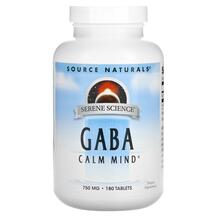 GABA 750 мг GABA 750 mg 180 Source Naturals