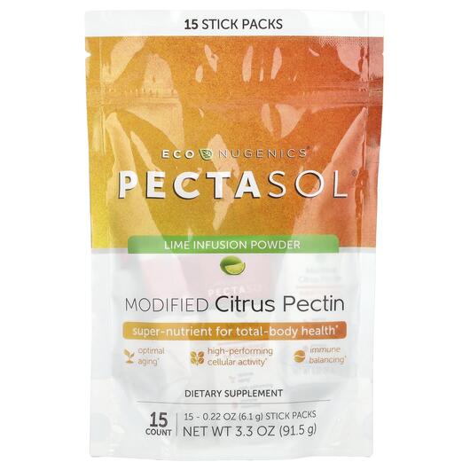 Основне фото товара Pectasol Modified Citrus Pectin, Детокс та очищення, 15 Stick Pac