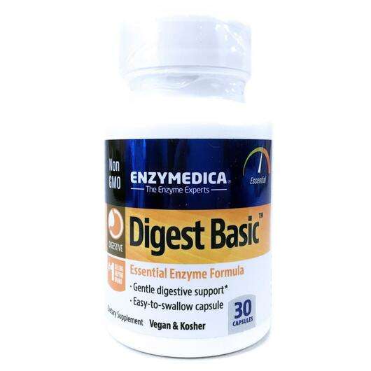 Основне фото товара Enzymedica, Digest Basic, Базові ферменти, 30 капсул