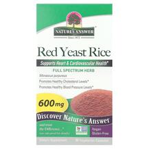 Червоний дріжджовий рис Red Yeast Rice 600 mg Nature's