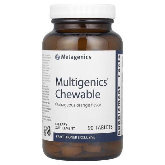 Основне фото товара Multigenics Chewable Orange, Мультивітаміни, 90 таблеток