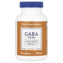 ГАМК GABA 750 mg TheVitaminShoppe 90 таблеток