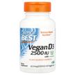 Фото товару Vegan D3 + D3 2500 IU, Вітамін D3 2500 IU, 60 капсул