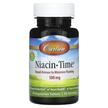 Фото товару Carlson, Niacin-Time 500 mg, Вітамін B3 Ніацин, 50 таблеток