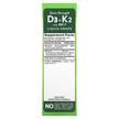 Фото складу Extra Strength D3 + K2 with MK-7 Liquid Drops, Вітаміни D3 K2, 59