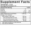 Фото складу Patient One MediNutritionals, Omega-3 800, Омега 3, 120 капсул