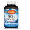 Фото складу MCT & Omega-3 with Coconut Oil 120 +, MCT Олія, 30 капсул