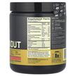Фото складу Gold Standard Pre-Workout Fruit, Передтренувальний комплекс, 300 