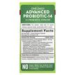 Фото складу One Daily Advanced Probiotic-14 3 Billion CFU, Пробіотики, 60 кап