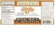 Фото складу Royal Maca For Menopause, Підтримка менопаузи, 60 капсул