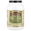 Фото використання Raw Organic Rice Protein Plain, Рисовий протеїн, 1.36 кг