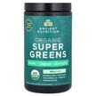 Фото применение Ancient Nutrition, Супергринс, Organic Super Greens Mint, 205 г