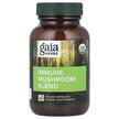 Фото применение Gaia Herbs, Грибы Шиитаке, Immune Mushroom Blend, 40 капсул