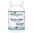 Фото використання Nutricology, Biotin 5000, Біотин 5000 мкг, 60 капсул