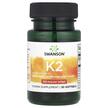 Фото применение Swanson, Витамин K2 MK-7, Vitamin K2, 30 капсул