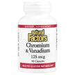 Фото використання Natural Factors, Chromium & Vanadium 125 mcg 90, Хром, 90 кап
