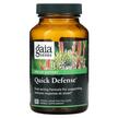Фото применение Gaia Herbs, Поддержка иммунитета, Quick Defense, 80 капсул