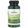 Фото применение Swanson, Кверцетин, Quercetin & Bromelain, 100 капсул