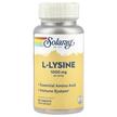 Фото применение Solaray, L-Лизин 1000 мг, L-Lysine 1000 mg, 90 таблеток