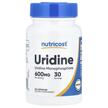 Фото применение Nutricost, Уридин, Uridine, 60 капсул