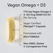 Фото применение Sports Research, Веганская Омега-3, Vegan Omega-3, 60 капсул