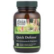 Фото використання Gaia Herbs, Quick Defense, Підтримка імунітету, 40 капсул