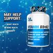 Фото використання EVLution Nutrition, Vitamin D3 + K2 60, Вітаміни D3 K2, 60 капсул