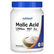 Фото применение Nutricost, Яблучная кислота, Malic Acid Unflavored, 907 г