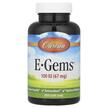Фото використання Carlson, E-Gems 67 mg 100 IU, Вітамін E 100 МО, 250 капсул