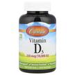 Фото використання Carlson, Vitamin D3 10000 IU 250 mcg, Вітамін D3, 360 капсул