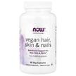 Фото використання NOW, Vegan Hair Skin & Nails, Шкіра нігті волосся, 90 капсул