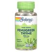 Фото використання Solaray, True Herbs Fenugreek Thyme, Пажитник, 100 капсул