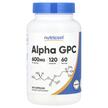 Фото применение Альфа-глицерилфосфорилхолин, Alpha GPC 600 mg, 120 капсул