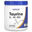 Фото використання Nutricost, Taurine Unflavored, L-Таурин, 250 г