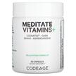 Фото применение CodeAge, Поддержка стресса, Meditate Vitamins+, 60 капсул