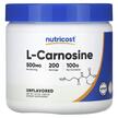 Фото використання Nutricost, L-Carnosine Unflavored, L-Карнозин, 100 г
