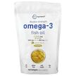 Фото використання Double Strength Omega-3 Fish Oil Lemon, Омега 3, 240 капсул