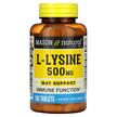 Фото використання Mason, L- Lysine 500 mg, L-Лізин, 100 таблеток